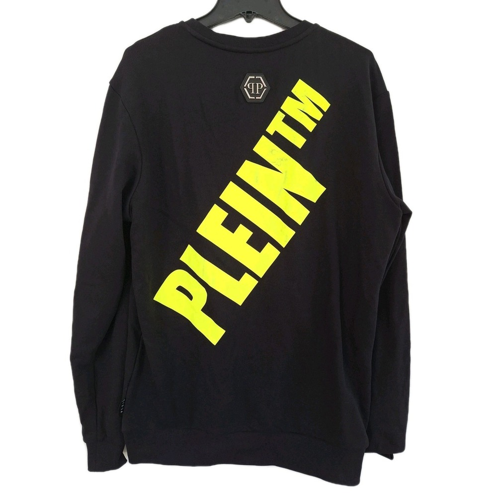 Philipp Plein Black Sweatshirt LS "Philipp Plein TM" Mens XXL Limited Edition